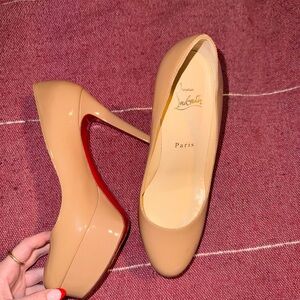 Christian Louboutin Women's Tan Pumps